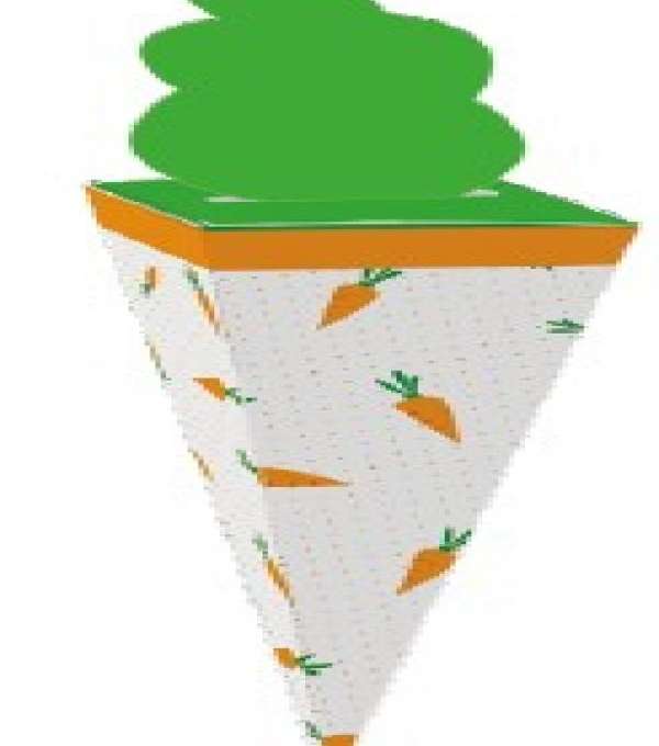 Imagem de capa de Caixa Cone Cenoura Hora Da Cenoura