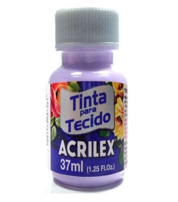 Imagem de capa de Tinta Para Tecido Fosca 37ml LilÁs - Caixa Com 12 Unid - Acrilex 528