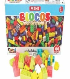 Imagem de capa de Brinq. Educ. Mini Blocos Monta-monta C/44 Pcs