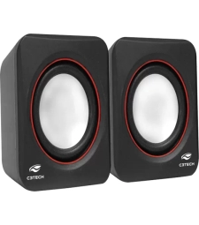 Imagem de capa de Caixa De Som 2.0 PortÁtil 3w Rms Preta - C3tech - Sp-301bk