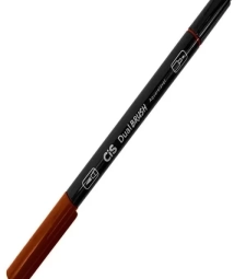 Imagem de capa de Caneta Dual Brush Marrom Terra - Cis - 57.8100