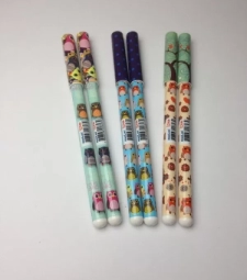 Imagem de capa de Caneta Esf Azul Love Corujas Ponta MÉdia 1.0mm - Molin