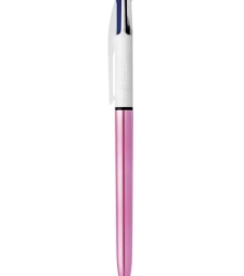 Imagem de capa de Caneta EsferogrÁfica RetrÁtil Rosa Metalica Com 4 Cores - Bic