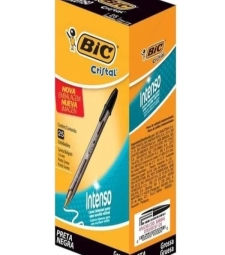 Imagem de capa de Caneta EsferogrÁfica 1.6mm Cristal Bold Preto Caixa Com 25 Un - Bic 