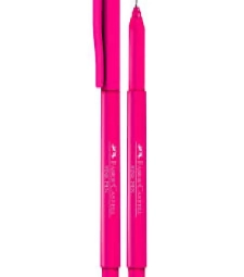 Imagem de capa de Caneta Hidrografica Grip Finepen 0.4mm Rosa - Faber Castell - Fpgrip/rs   