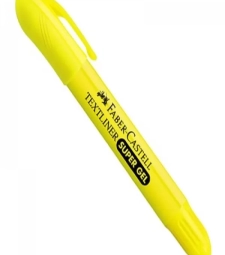 Imagem de capa de Pincel Marca Texto Super Gel Amarelo - Faber Castell - 155707