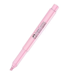Imagem de capa de Pincel Marca Texto Textliner Pastel Rosa - Faber Castell - Mt/1546di