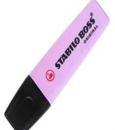 Imagem de capa de Caneta Marca Texto Stabilo Boss Lilas Pastel - Sertic - 52.8100