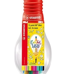 Imagem de capa de Estojo Caneta Mini Point 88 Colorful Ideas Com 12 Cores - Sertic - 55.5201