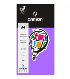 Imagem de capa de Papel 180 G/m² Color Plus LilÁs A4 Com 10 Folhas  - Canson - 66661198