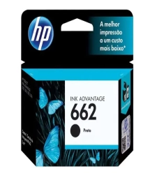 Imagem de capa de Cartucho De Tinta 662 Preto 2ml - Hp - Cz103ab