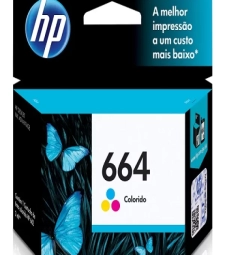Imagem de capa de Cartucho De Tinta 664 Colorido 2ml - Hp - F6v28a