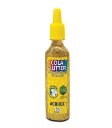 Imagem de capa de Cola Glitter Ouro 23g - Acrilex - 029000201   