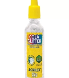 Imagem de capa de Cola Glitter Cristal 23g - Acrilex - 029000209 