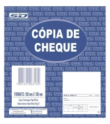 Imagem de capa de CÓpia De Cheque Branca Bloco Com 50 Folhas - SÃo Domingos