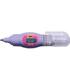 Imagem de capa de Corretivo Caneta 4ml Mini Shaken Squeeze Roxo - Bic