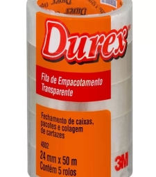 Imagem de capa de Fita Adesiva Durex Transparente 24mm X 50m - 3m