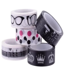 Imagem de capa de Fita Adesiva Washi Tape Decorada - Brw - Wt0501