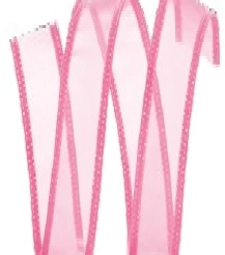 Imagem de capa de Fita Decorativa Aramada Organza Rosa 27mmx10m 209753