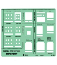 Imagem de capa de Gabarito Para Arquitetura EletrodomÉsticos A-25 - Trident