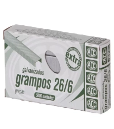 Imagem de capa de Grampo Para Grampeador 26/6 Galvanizado Pacote Contendo 10 Caixas - Acc