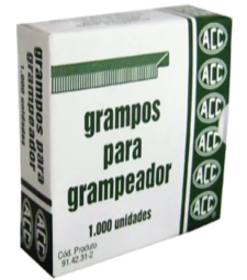 Imagem de capa de Grampo Para Grampeador 9/10 Galvanizado Caixa Com 1000 Un - Acc