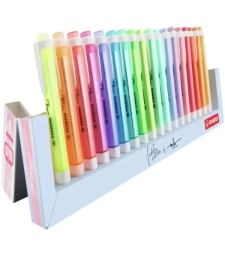 Imagem de capa de Caneta Marca Texto Stabilo Swing Cool C/ 18 Cores - Sertic - 33.0504