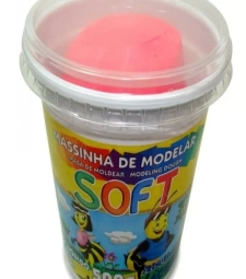 Imagem de capa de Massa De Modelar Soft 500g Rosa Maravilha - Acrilex - 073500107