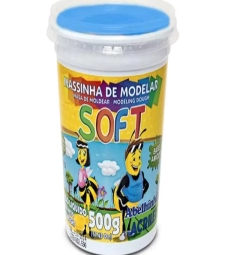 Imagem de capa de Massa De Modelar Soft 500g Azul - Acrilex - 073500109