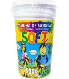 Imagem de capa de Massa De Modelar Soft 500g Branco Neve - Acrilex - 073500418