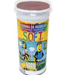 Imagem de capa de Massa De Modelar Soft 500g Chocolate - Acrilex - 073500814