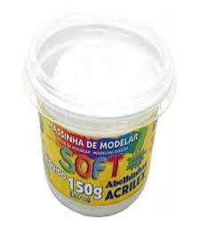 Imagem de capa de Massa De Modelar Soft 150g Branco Neve - Acrilex - 073150418   