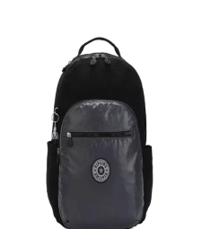 Imagem de capa de Mochila Escolar Kipling Seoul Go Black Met - Kipling - I304053u