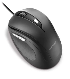 Imagem de capa de Mouse Com Fio Comfort Preto Usb - Multilaser - Mo241