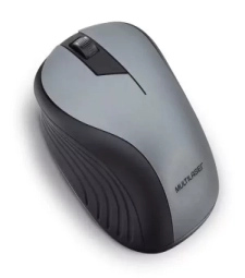 Imagem de capa de Mouse Sem Fio 1200 Dpi Preto/cinza Usb - Multilaser - Mo213