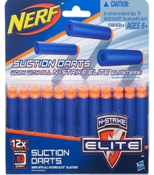 Imagem de capa de Refil Nerf N-strike Elite 12 Dardos De SucÇÃo - Hasbro - 309911