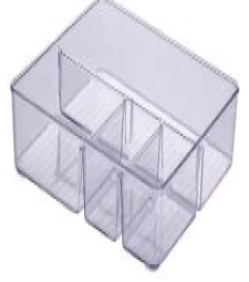 Imagem de capa de Organizador Diamond C/divisorias 31x31x5 Cristal Ref 906