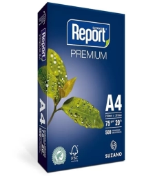 Imagem de capa de Papel Sulfite A4 75g/m² Branco Com 500 Folhas - Report