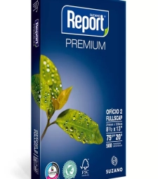 Imagem de capa de Papel Sulfite Oficio2 75g/m² Branco Caixa Com 10 Resmas - Report