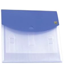 Imagem de capa de Pasta Sanfonada Tamanho A4 Azul Com 5 DivisÓrias RetrÁtil - Dac 643pp