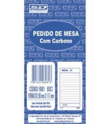 Imagem de capa de Pedido De Mesa Com Carbonos 50 Folhas - SÃo Domingos