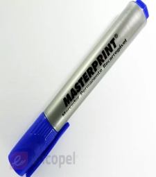 Imagem de capa de Pincel Permanente Recarregavel Azul - Masterprint - Mp616