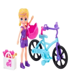 Imagem de capa de Boneca Polly Pocket Aventura Em Rodas - Mattel - Gfp93