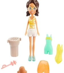 Imagem de capa de Boneca Polly Pocket Conjunto Fashion Pequeno Da Polly -  Mattel - Gdm01