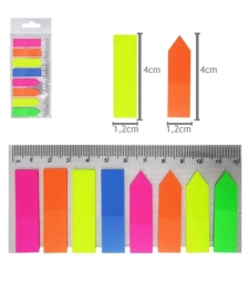 Imagem de capa de Bloco Adesivo Frags 12mm X 42mm Com 5 Cores 160 Folhas - Interponte - Ha85331