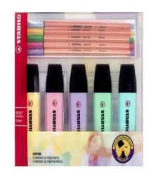 Imagem de capa de Kit Pastel Collection Marcador Boss + Point 88 C/ 10un - Stabilo - 55.3400