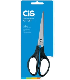 Imagem de capa de Tesoura Profissional Multiuso Office Preto - Cis - Ks106t