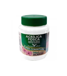 Imagem de capa de Tinta AcrÍlica Fosca 250ml Branco - Acrilex - 519