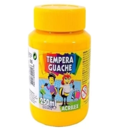 Imagem de capa de Tinta Guache 250ml Amarelo Pacote Com 3 Un - Acrilex - 505