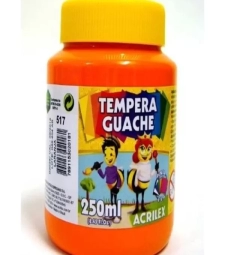 Imagem de capa de Tinta Guache 250ml Laranja - Acrilex - 517